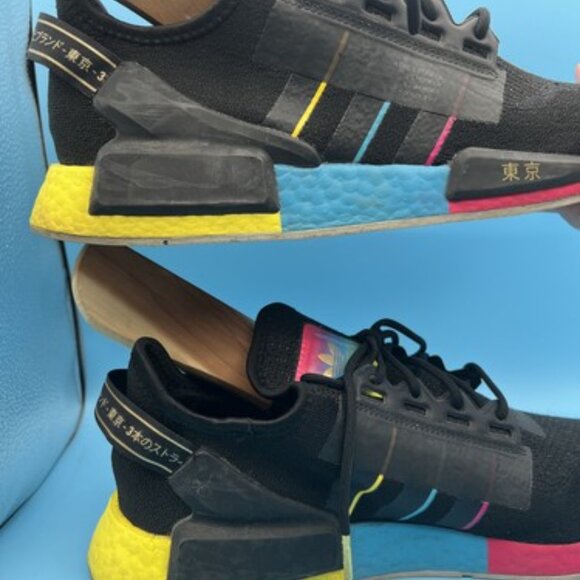 adidas FY1251 Mens Nmd_R1 V2 Sneakers Shoes - Size 10.5M TOKYO NIGHTS - Picture 4 of 12